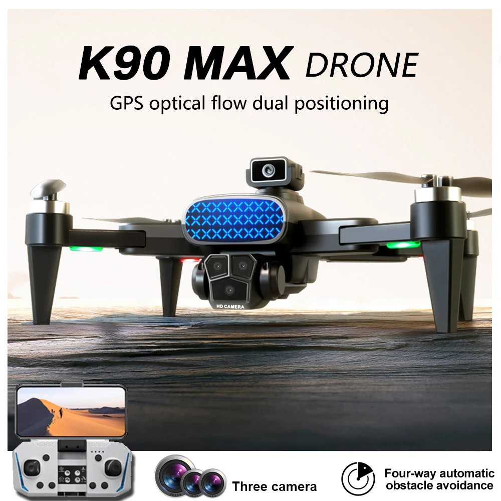 NM59320 Drone 5G Wi-Fi FPV 360 deg Laser Obstacle Avoidance 4K HD Dual Camera Brushless Motor GPS Return RC Quadcopter Drone Toys