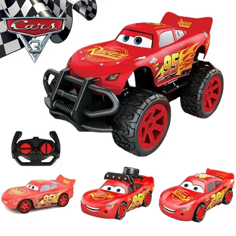 NM59350 Pixar Cars 3 Electric Toy Car Lightning McQueen Four Channel Cross-Country Remote Control Car Model Toy for Children Gift