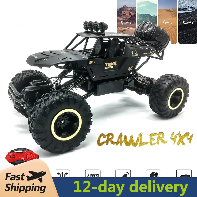 NM60147 1-12 & 1-16 4WD RC Car with LED Lights 2.4G Radio Remote Control Cars Buggy Off-Road Control Trucks Boys Toys for Children