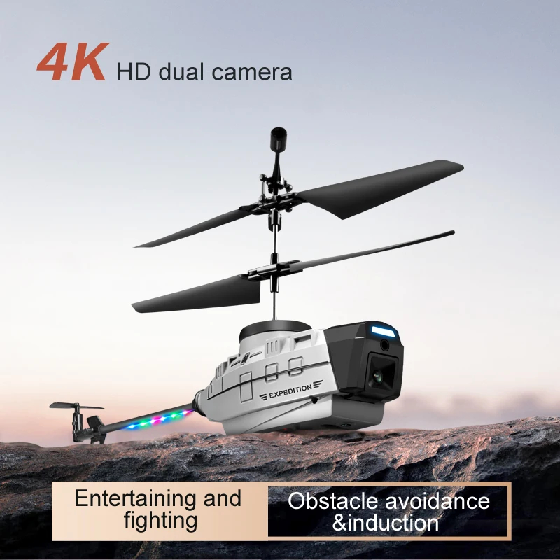 NM60131 Small Drone 4K Wide-Angle Camera 2.4G Wi-Fi Sentinel Spy 6-Axis Gyroscope Remote Control Helicopter Toy Gift