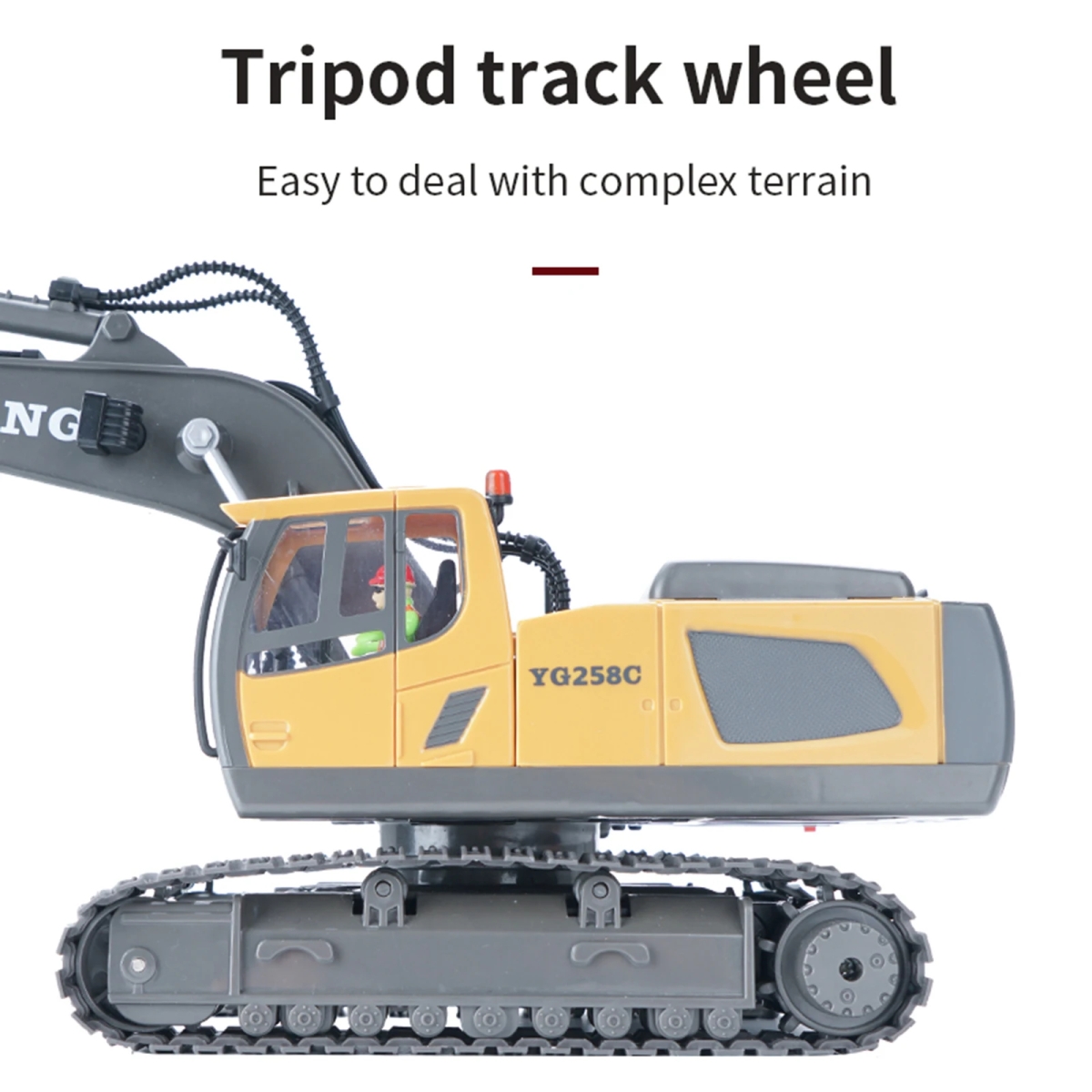 NM60193 Control Heavy Excavator 1 by 20 11CH Crawler 2.4G Wireless Electric RC Car