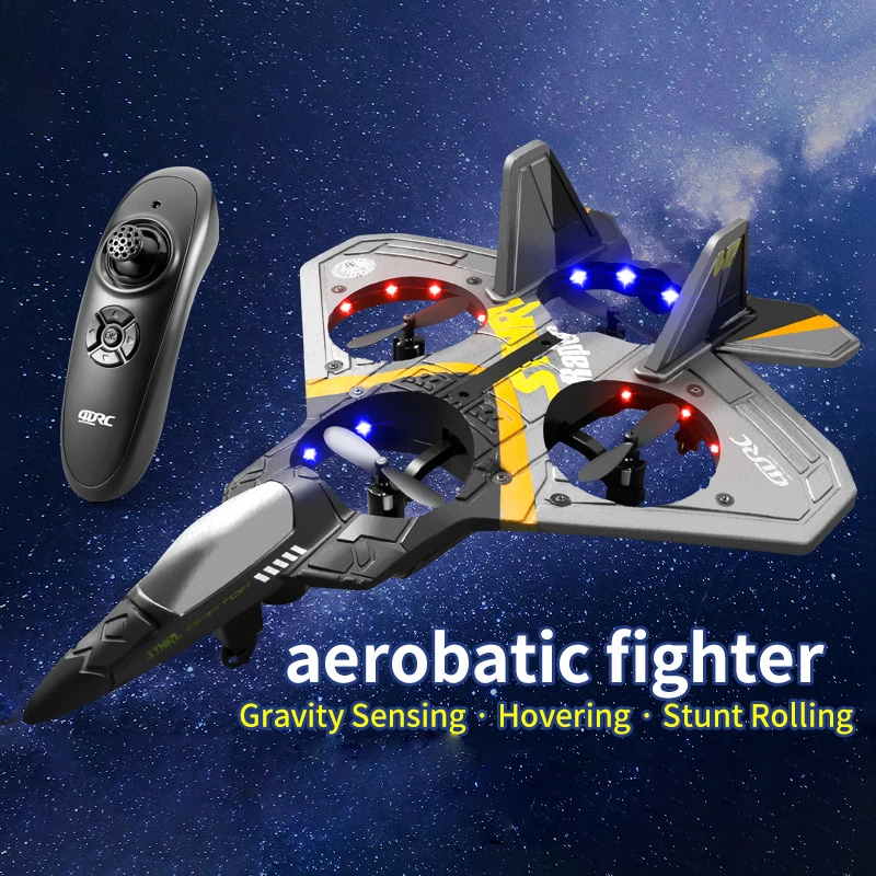 NM60461 Remote Control RC Airplane Drone 2.4G Gravity Sensing RC Plane Glider Airplane EPP Foam Toys for Boy Kids Gift - Multi Color