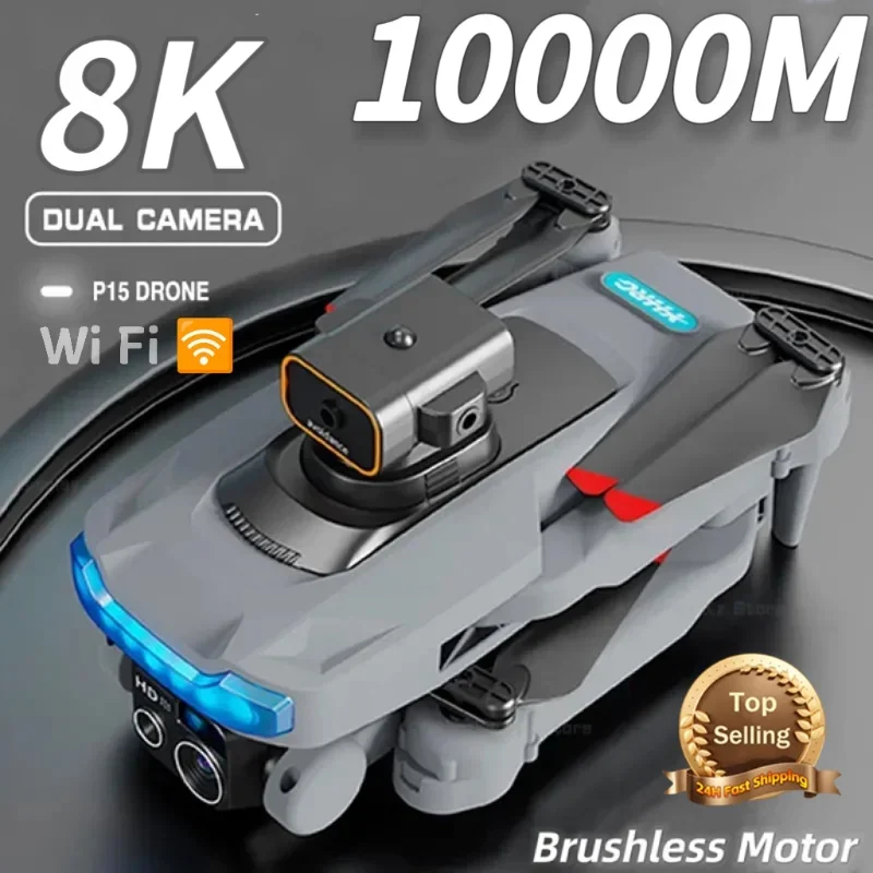 NM60472 10000 m Drone Professional 8K GPS Dual Camera Obstacle Avoidance 5G Optical Flow Positioning Brushless RC Drone Quadcopter -  UNO1RC