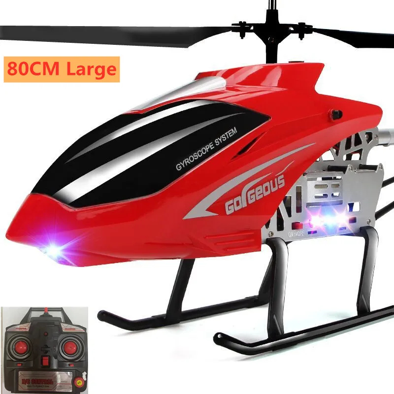 NM60405 Large RC Helicopter 2.4G Professional Outdoor Big Size Altitude Hold LED Lights Remote Control for Adults Toys for Kids Boy