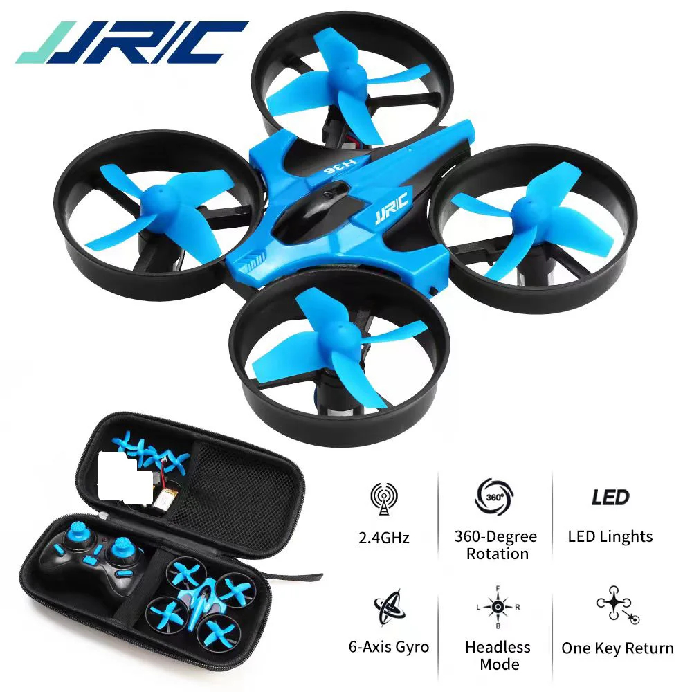 NM60415 Mini RC Quadcopter 2.4G Drone One Key Return 360 deg Flip Drop Resistance LED Light Flyer Toys Four-Axis Aircraft