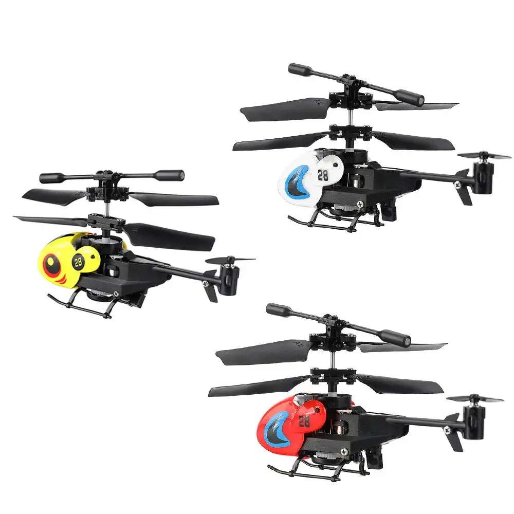 NM60551 Dwi HW7001 3.5CH Mini Remote Control Helicopter RC Quadcopter for Children Outdoor Toys Children Birthday Gift, Yellow, Black & Red