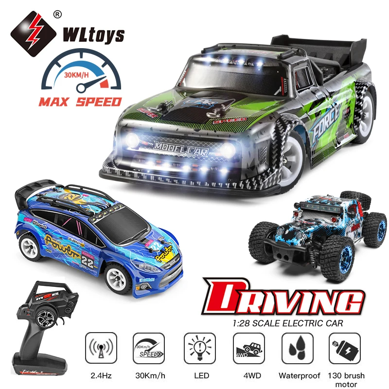 NM60686 1-28 2.4G Racing Mini RC Car 4WD Electric High Speed Remote Control Drift Toys for Children Gifts