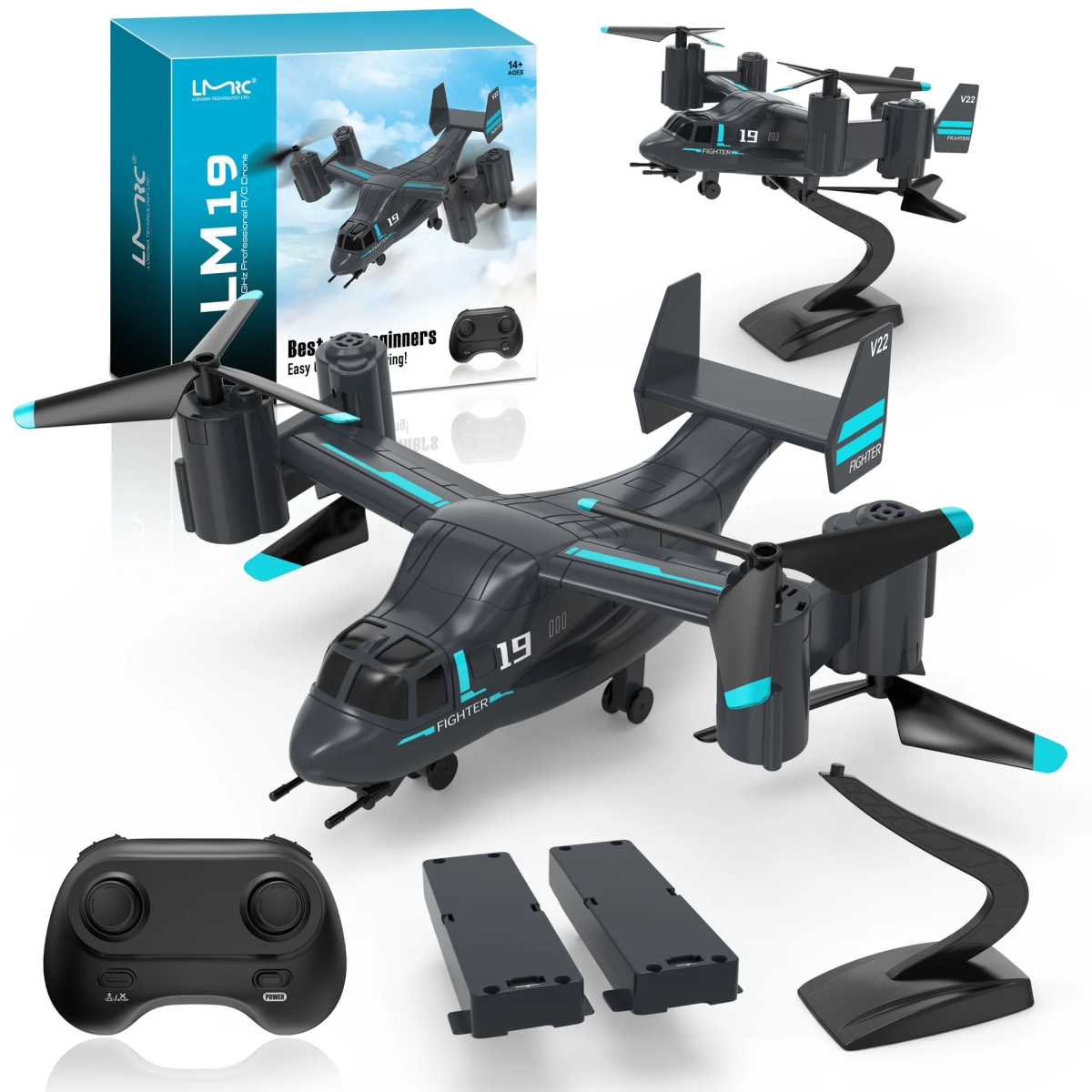 NM60729 Arrival RC Helicopter LM19 Drone Wi-Fi FPV 4K HD Camera Professional Racing Remote Control Helicopter Quadcopter Drones Toy