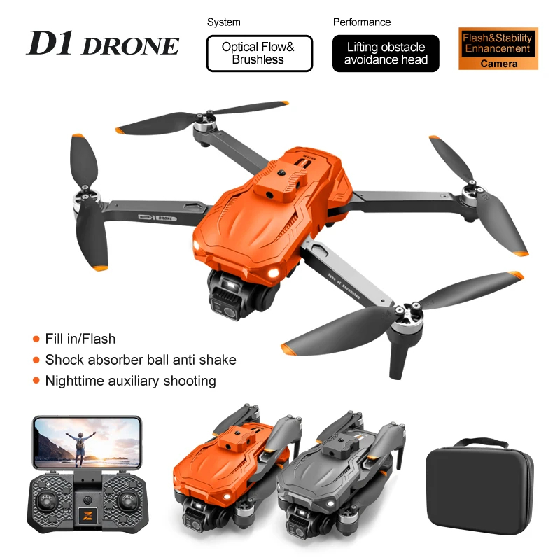 NM60829 Drone 8K Camera Night Vision Lights Brushless Optical Flow Positioning Aerial Photography Obstacle Avoidance RC Quadcopter