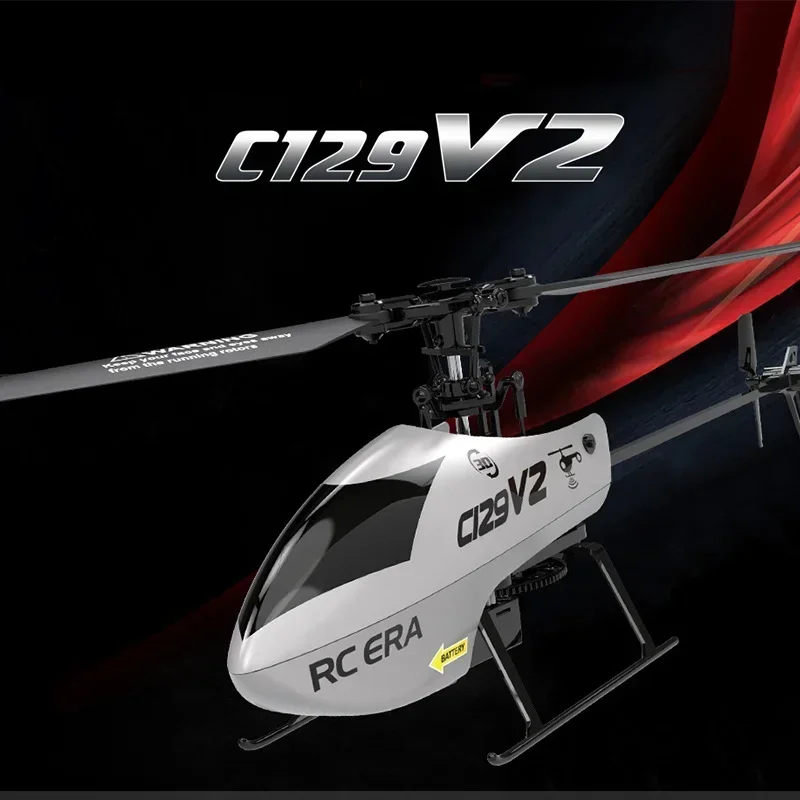 NM60847 C129 V2 RC Helicopter 6 Channel 2.4Ghz 6 Axis Gyroscope 360 Deg Roll Mode without Ailerons UAV Outdoor Aircraft with Apron