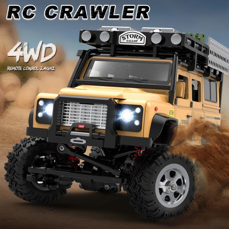 NM61197 Car Simulation Alloy 4WD 1-28 2.4Ghz Remote Control Climbing SUV Brushed Reduction Motor Mini Off Road Vehicle Model Gifts