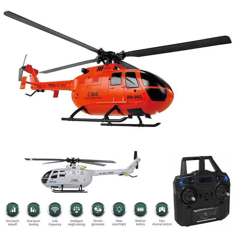 NM61213 Control Aircraft 2.4G C186 Helicopter 4 Propellers 4 Channel 6 Axis Electronic Gyroscope RC Drone Toy for Children Boys