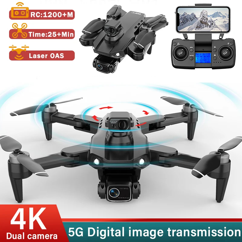 NM61338 Pro Max GPS Drone Professional Dual 4K HD Camera 5G FPV Laser Obstacle Avoidance Brushless RC Quadcopter Drone with Camera