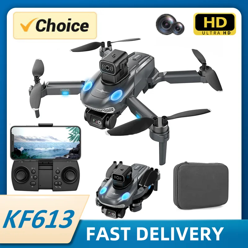 NM61262 RC Drone Obstacle Avoidance Brushless Motor Quadcopter HD Camera Professional Aerial Photography GPS Helicopter Toys, Dark Gray
