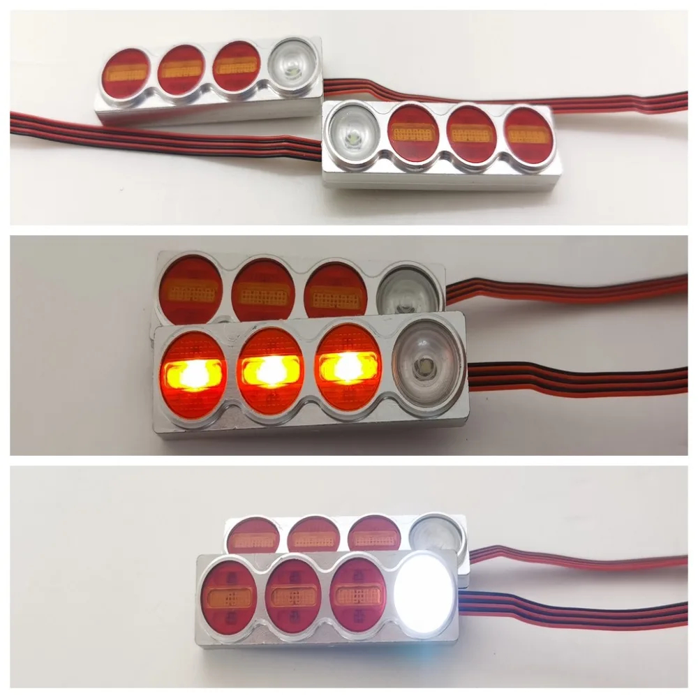 NM61137 LED Light Tail Lamp for 1 by 14 Tamiya RC Truck Car