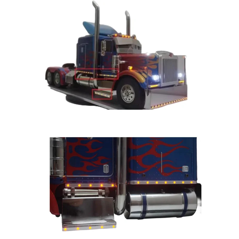 NM61255 LED Light Bar Side Lamp for 1 by 14 Tamiya RC Truck   King Hauler 56344 Tractor Tamiya LESU Trailer
