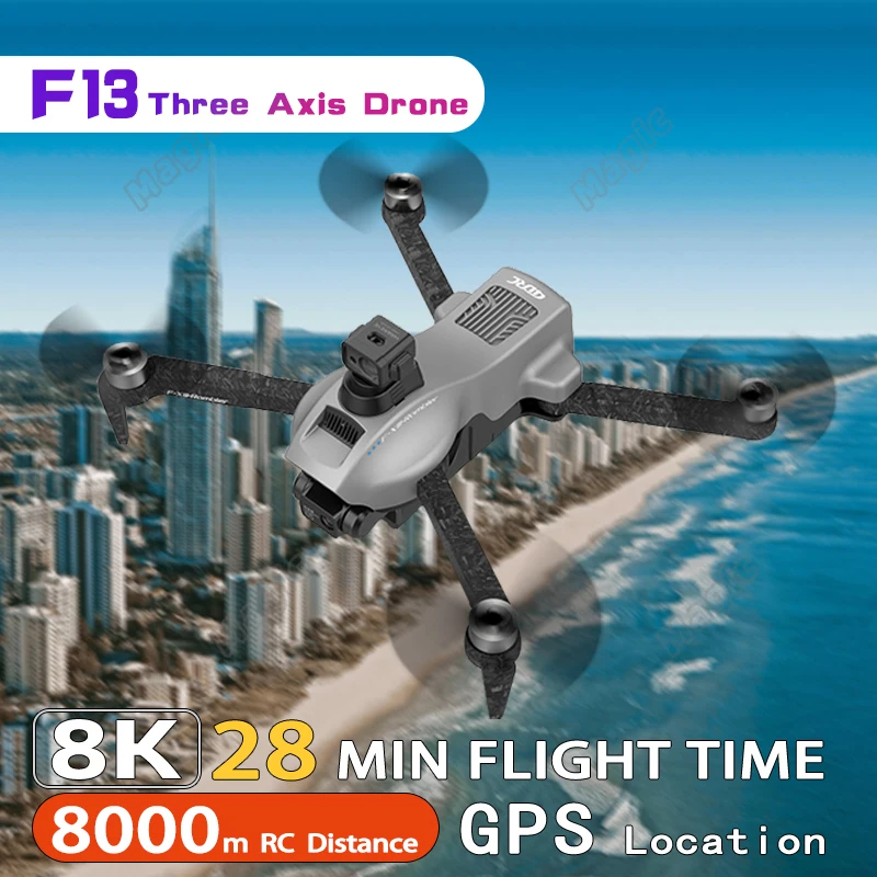 NM62099 Pro Drone Professional 8K HD Dual Camera Foldable with GPS Wi-Fi Wide Angle FPV Real Time Transmission RC Toys