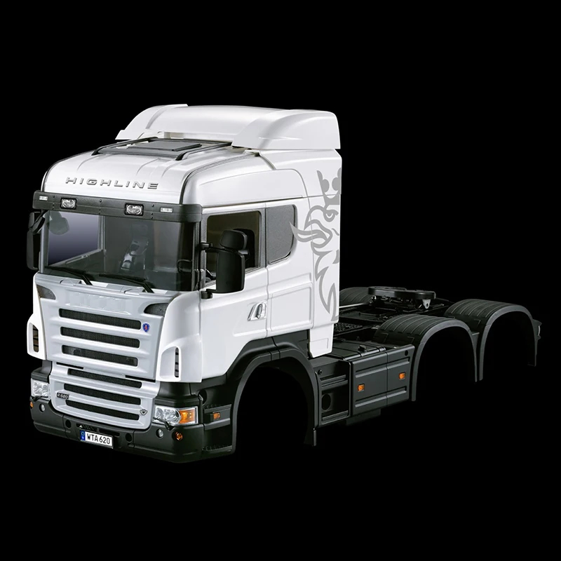 NM62243 1 by 14 3 Axles Mid-Top RC Body Shell Tractor Truck Remote Control Car Construction Vehicles Outdoor Toys Gift