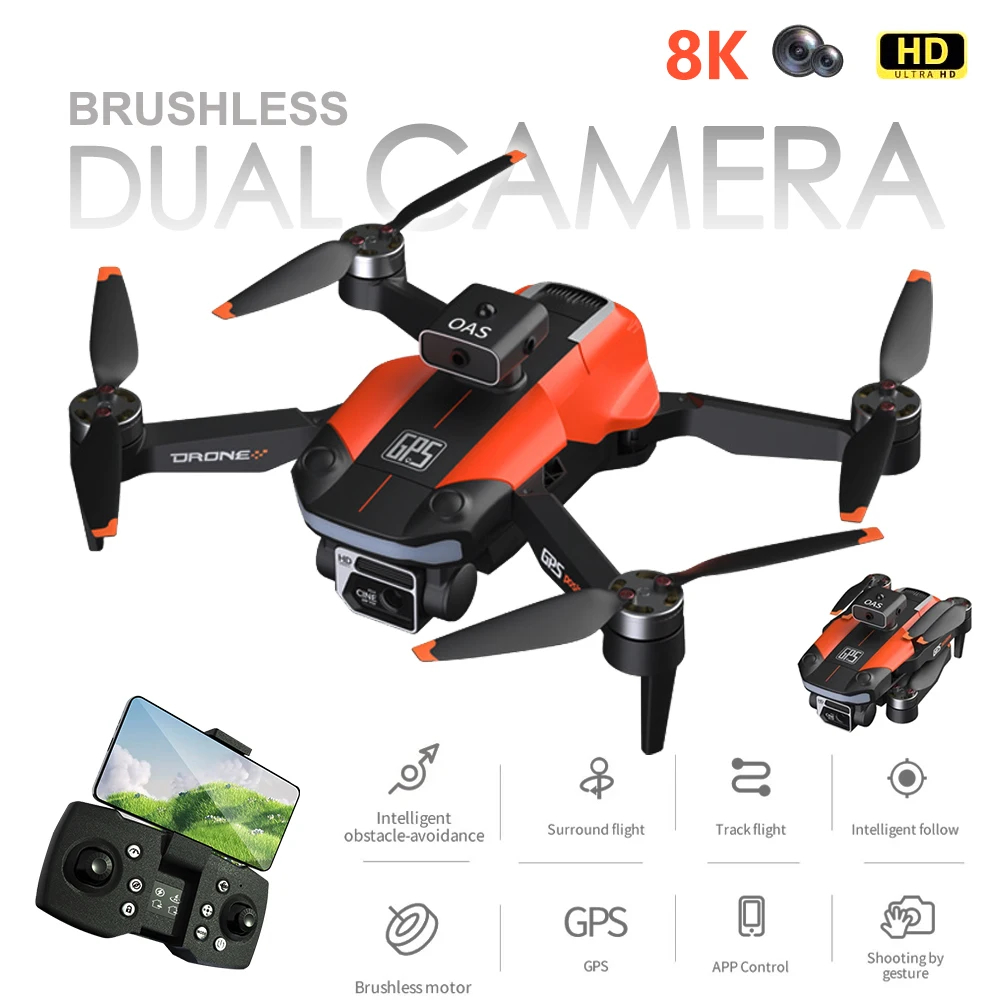 NM61392 X26 GPS RC Drone Intelligent Avoidance Brushless Motor GPS 5G Wi-Fi RC Drone Professional FPV Quadcopter Gift Toy