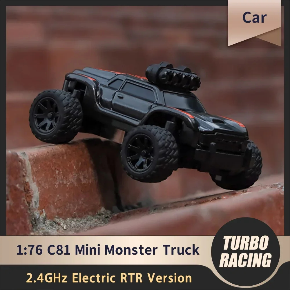 NM61745 1-76 C81 RC Mini Electric Remote Control Off Road Model Car Desktop Small Monster Truck