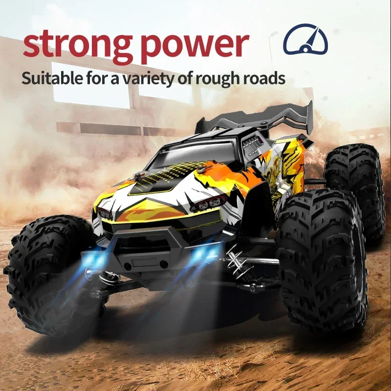 NM61752 4WD RC Car with LED Remote Control Cars High Speed Drift Monster Truck for Kids