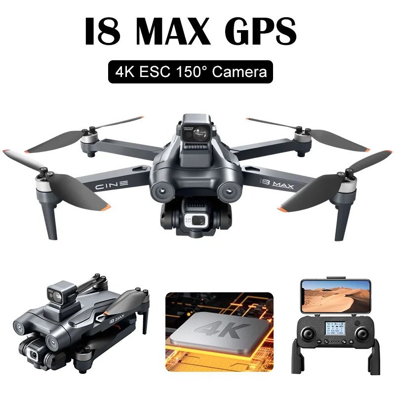 NM61868 MAX Drone 4K HD Camera GPS Positioning 5G Wi-Fi Brushless Obstacle Avoidance RC Quadcopter Flyer Drones