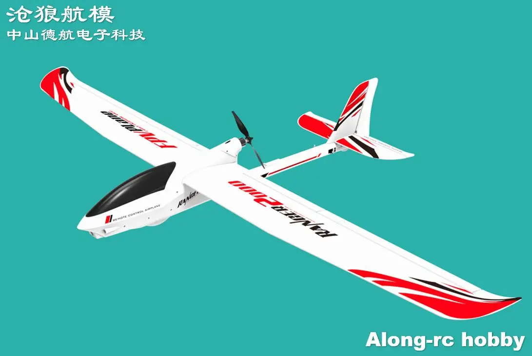 NM61896 RC Ranger 2000 V757-8 757-8 2000mm Wingspan EPO FPV Aircraft RC Airplane Model 75708 RC Glider Kit or PNP Set - White -  UNO1RC