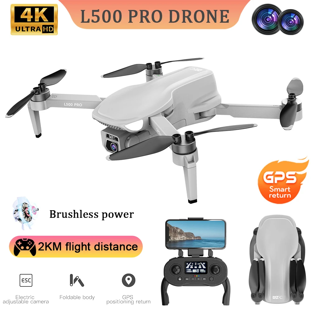 NM61469 Pro GPS Drone 4K Professional HD Dual Camera Mini Drone 5G Wi-Fi FPV RC Quadcopter Optical Flow Helicopter Drones Toys