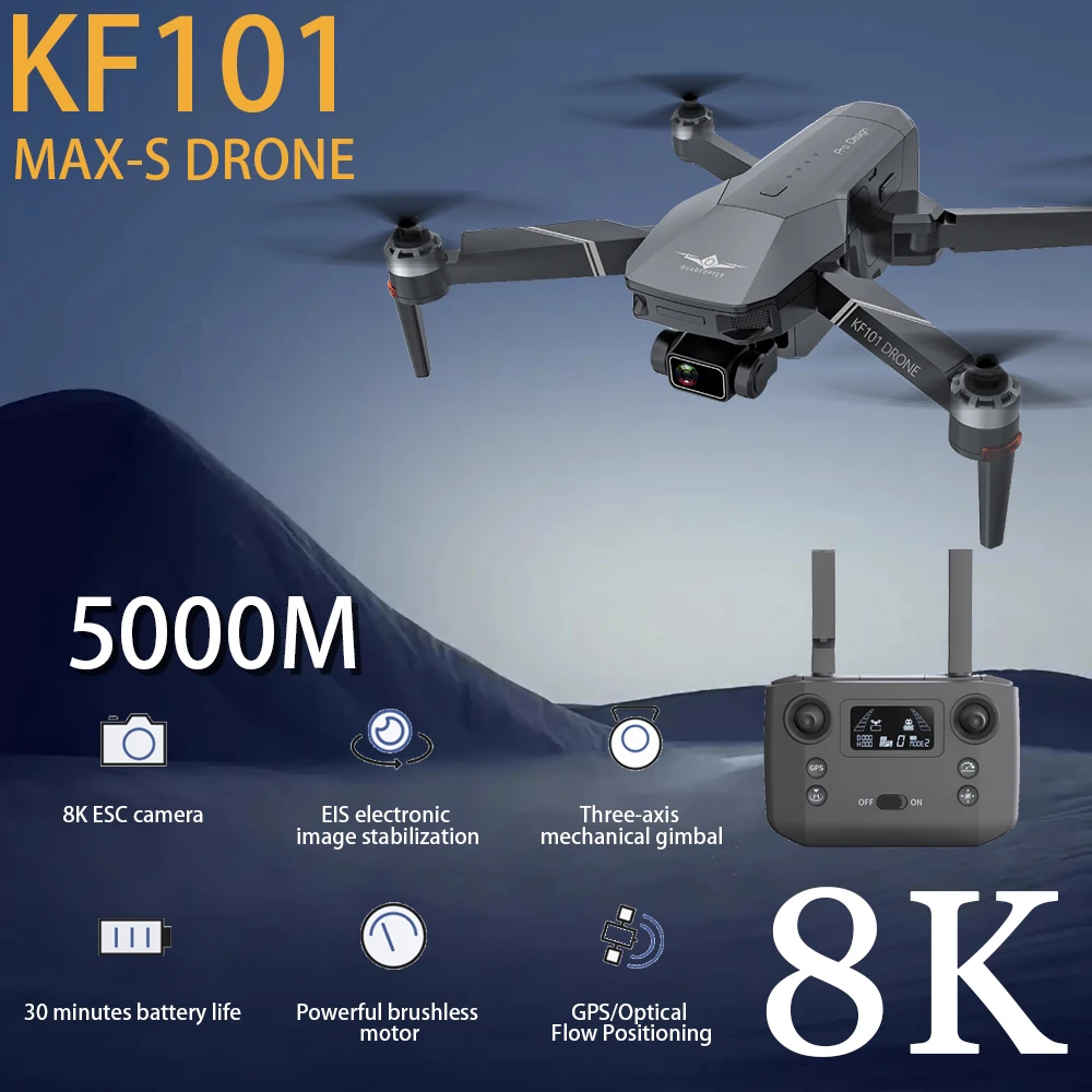 NM62372 Pro 8K EIS Professional Drone GPS 5G 3 Axis Anti Shake Drone FPV Optical Streaming Obstacle Avoidance RC Aircraft Toy
