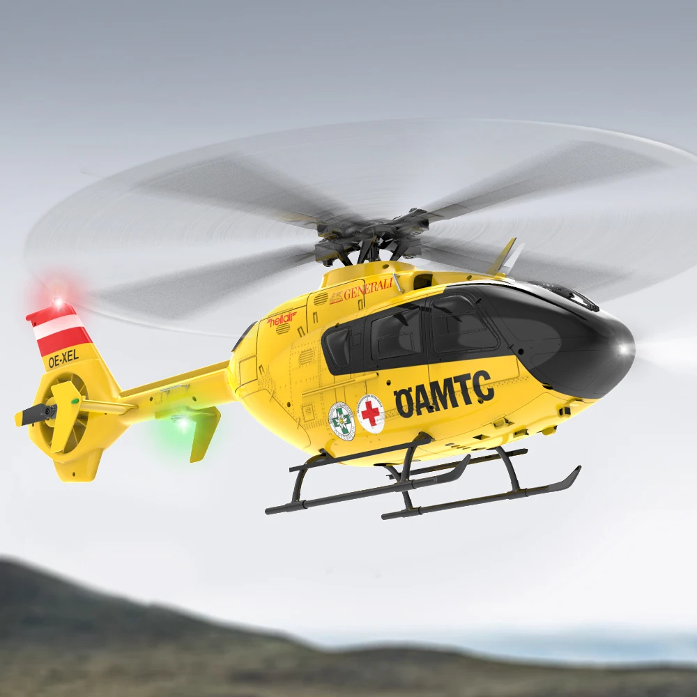 NM62425 2.4G 6CH YXZNRC F06 EC135 150 Size 1-36 Scale RC Helicopter Brushless Remote Controlled Hobby Toys for Adult Professional