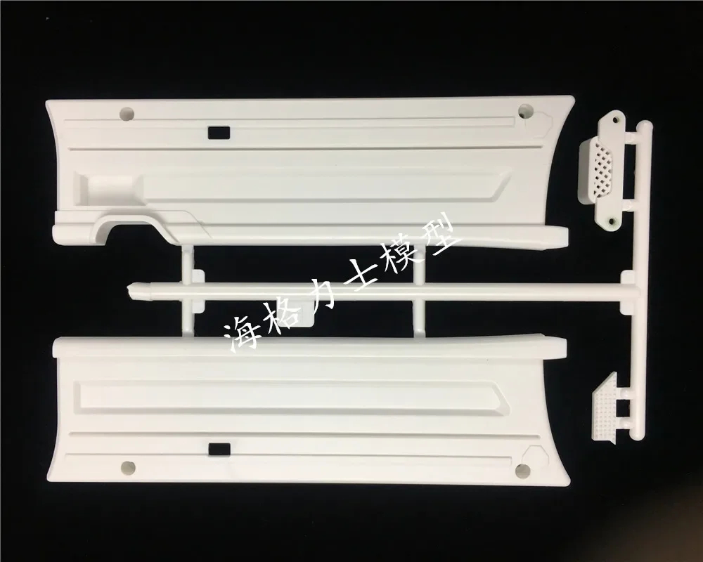NM59628 1 by 14 Scania Refit Skirt Panel Side Guard Tamiya DIY Upgrade Parts RC Tractor Truck, White