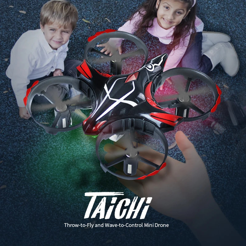 NM59650 H56 2.4G Mini Remote Control Unmanned Aerial Vehicle Sensing Nightlight Anti Drop Crash Child Aircraft Toy Model Gift