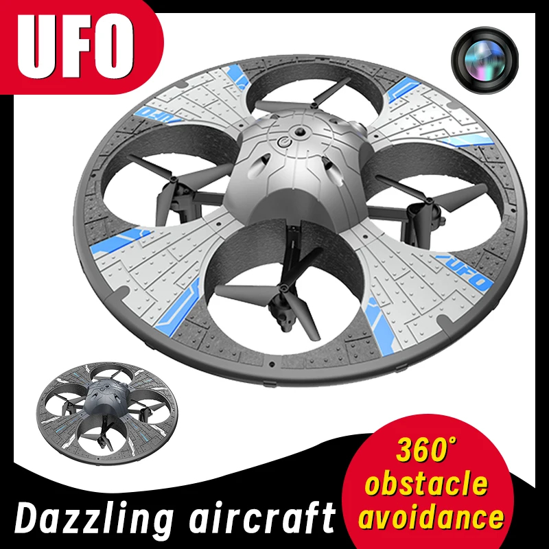 NM59674 New UFO Toy RC Drone Foam UAV with Lighting Intelligent Obstacle Avoidance Camera Four Axis Aircraft Mini Drone Kids Gift
