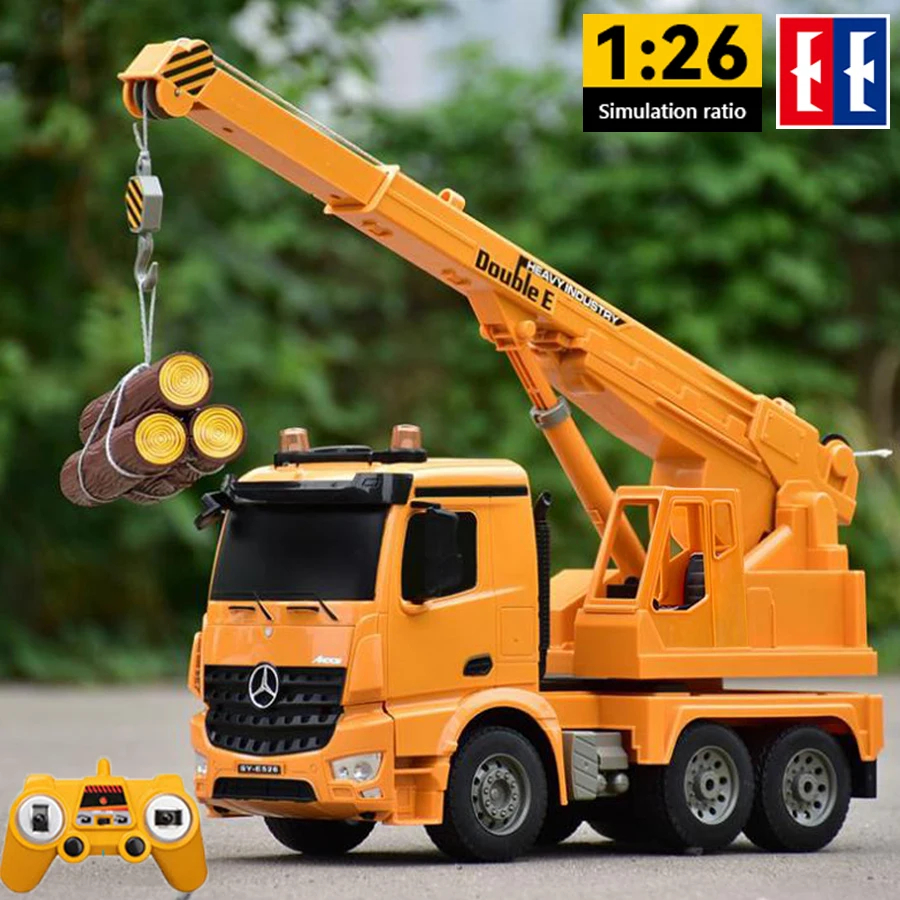 NM59847 Rc Truck 1-26 Remote Control Cars Crane Excavator Engineering Construction Model Electric Toys Cars Toys for Boys