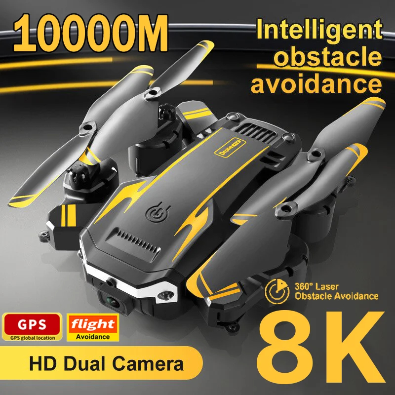 NM59862 10000 m G6Pro Professional 8K GPS Dual Camera 5G Obstacle Avoidance Optical Flow Positioning Brushless Upgraded RC Drone -  UNO1RC