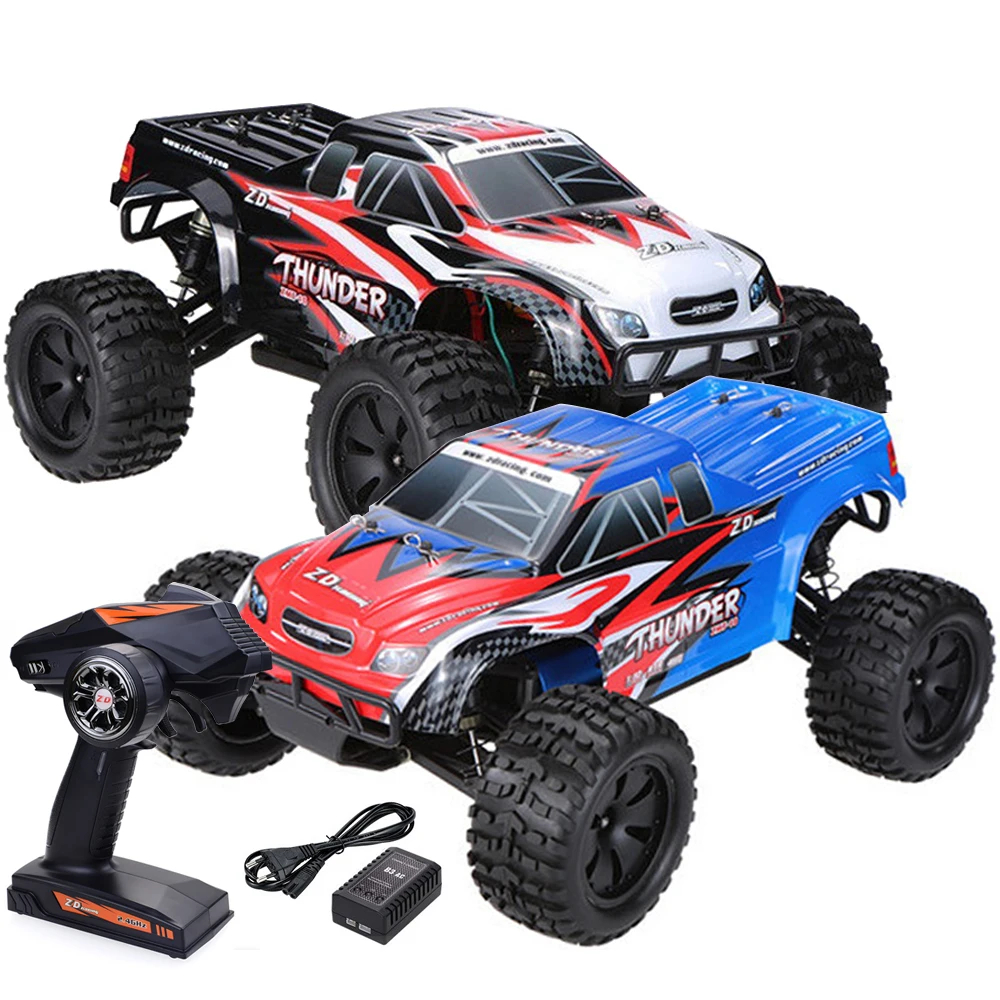 Picture of UNO1RC NM62522 Racing 9106 2S 2.4G 4WD 1 by 10 Brushless Electric Monster Truck 4CH Remote Controller RTR RC Car Toy Gift