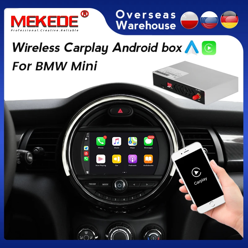 NM62398 Mirror Link AirPlay Car Play Function Wireless Carplay Auto for BMW Mini Cooper F54 F55 F56 F60 2014-2018 CIC NBT EVO