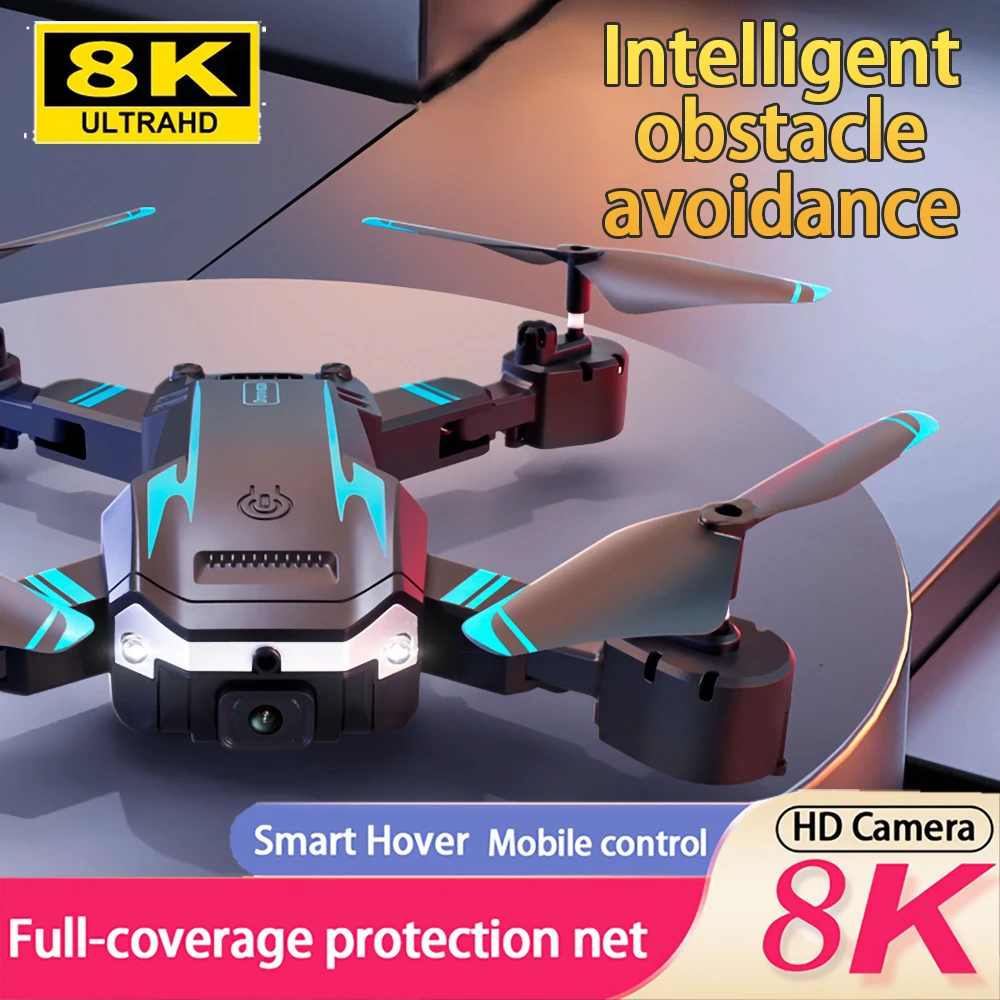 NM58975 G6 Aerial Drone 8K S6 HD Camera GPS Obstacle Avoidance Q6 RC Helicopter FPV Wi-Fi Professional Foldable Quadcopter Toy