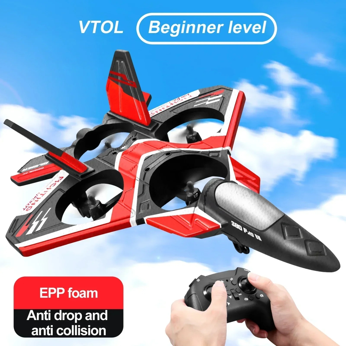 NM59096 Foam Aircraft Plane with Led Light 2.4G Radio Control Glider Remote Control Fighter Plane Glider Airplane Foam Boys Toys
