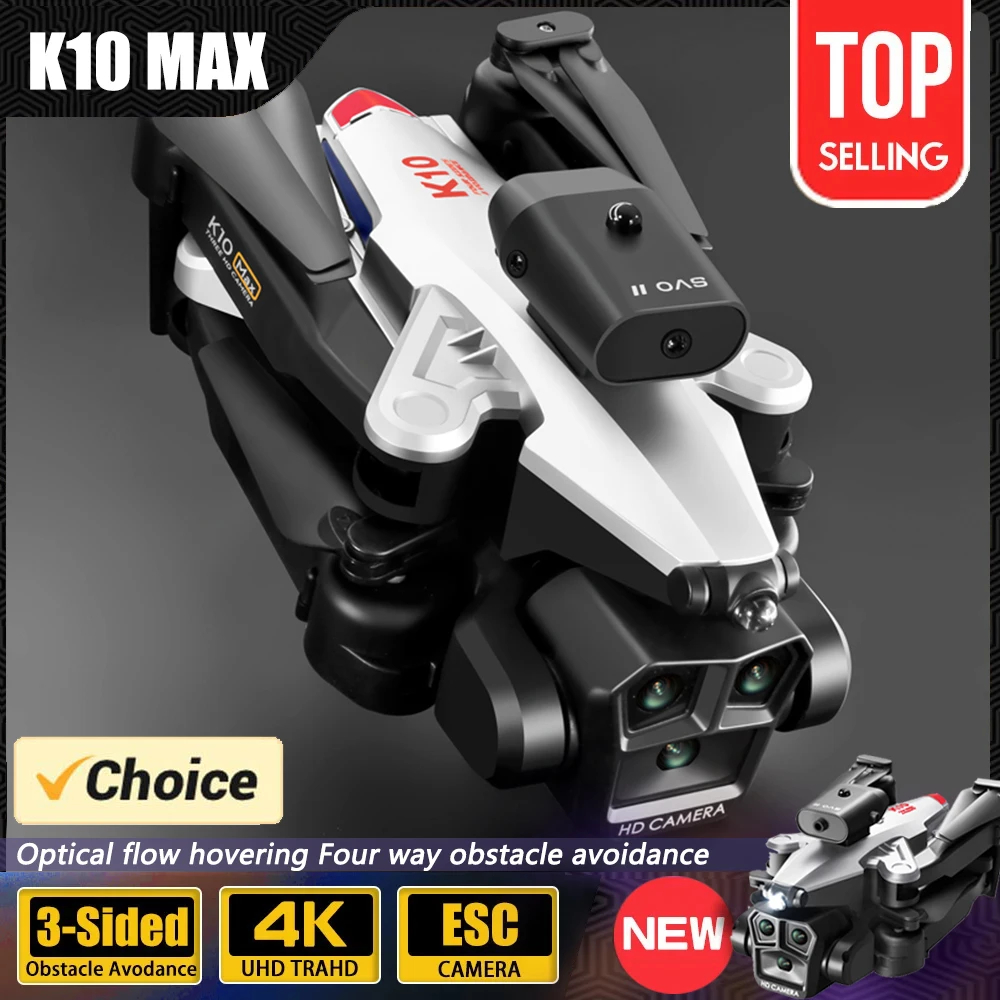 NM59118 Max Drone 4K High Definition Three Camera Optical Flow Positioning Professional Aerial Photography Foldable Quadcopter Toys