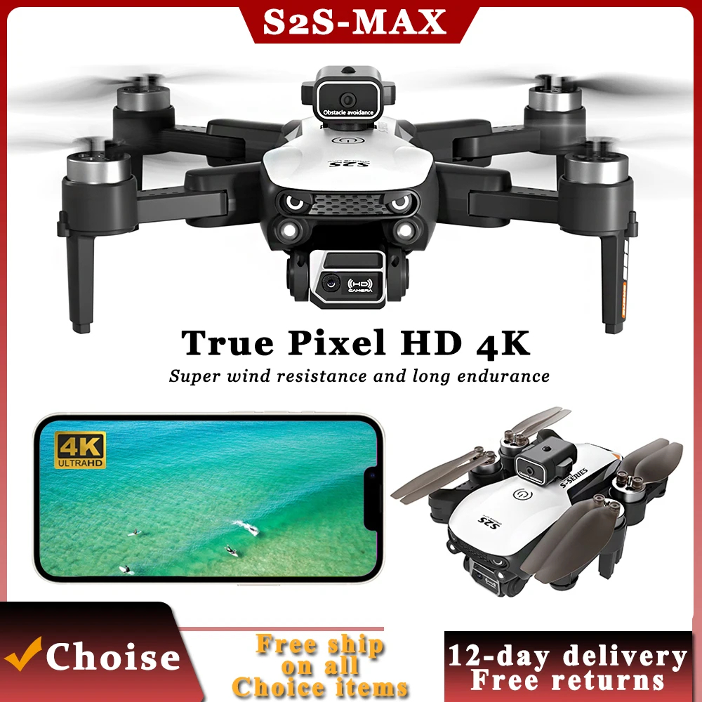 NM60720 4K HD Dual Camera Brushless Motor Laser Obstacle Avoidance RC Drone with Camera Professional Foldable Quadcopter Toys