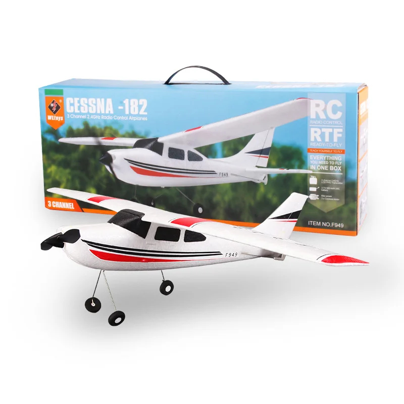 NM60745 F949S Glider EPP Drone Fixed Wing Model 2.4G Remote Control Aircraft RC Lover Boutique Toy - White