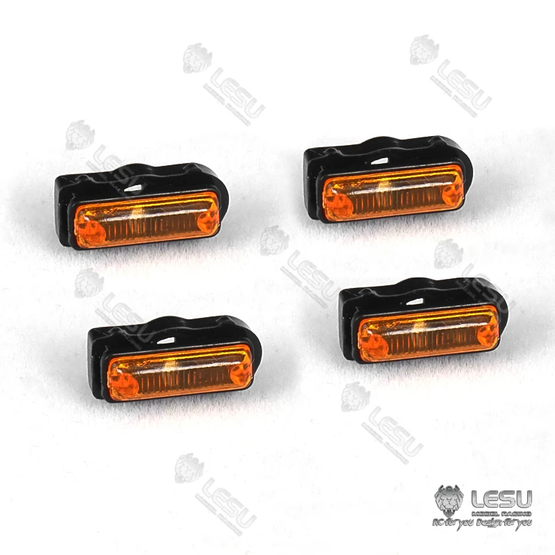 NM59230 Side Skirts Light LED Lamp Parts for 1 by 14 DIY Tamiya RC Tractor Truck Trailer Remote Control Toys Cars Model TH15877