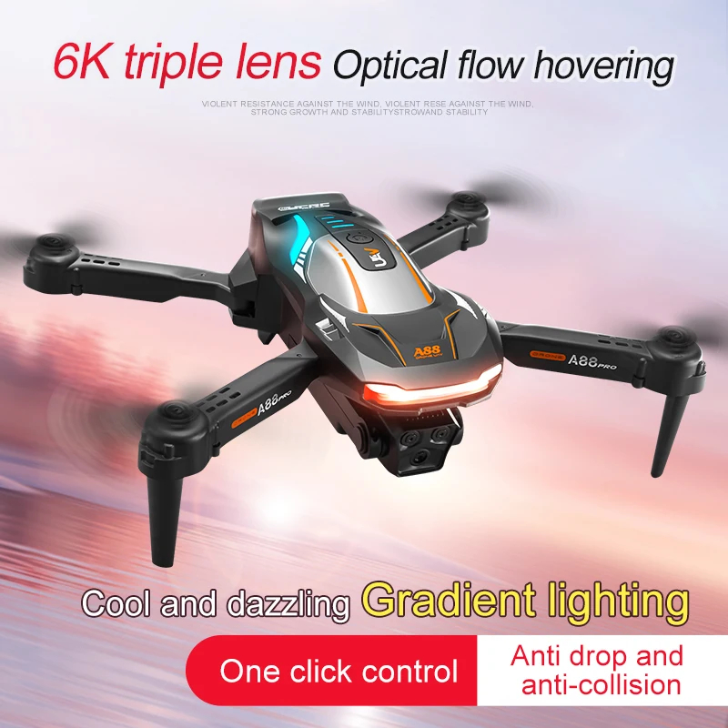 NM59318 Mini RC Drone Dual Camera 8K High Definition Professional Aerial Photography 5G GPS 360 Obstacle Avoidance Quadcopter Toys