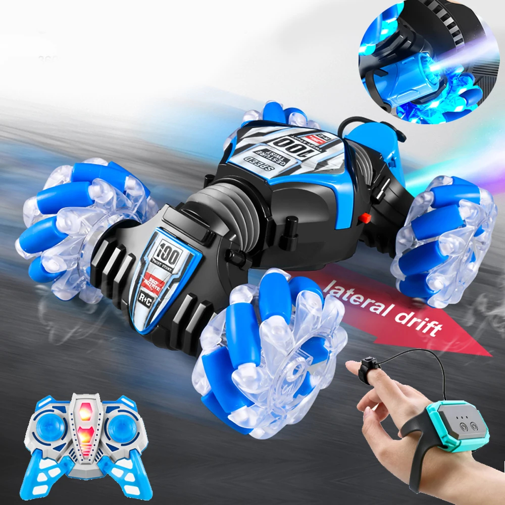 NM59355 Control Car RC Gesture Sensing Stunt Car Drift Spray High Speed 360 Deg Off Road Cars for Kids Boys Girls Gifts Auto Toys