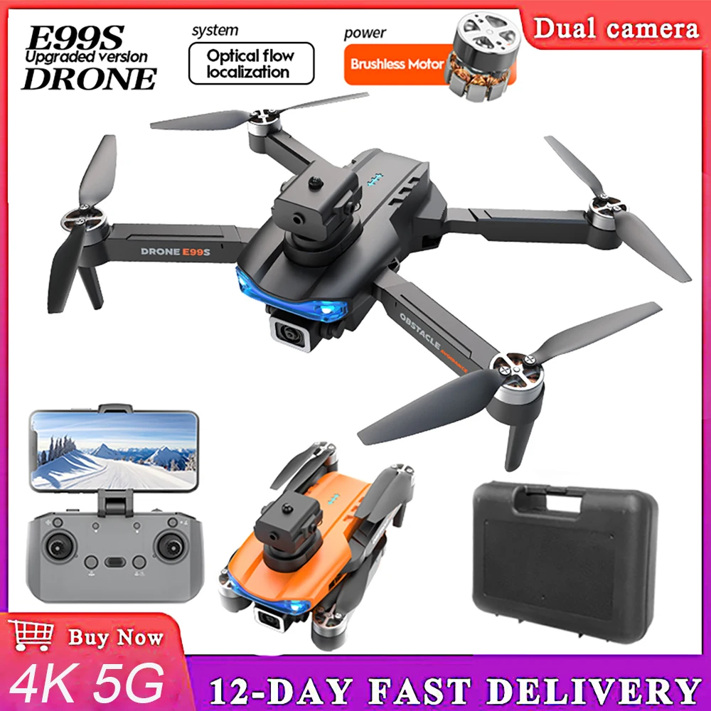 NM58707 Pro 4K Camera Drone HD 5G Mode Foldable Mini RC Wi-Fi Brushless Motor Aerial Photography Remote Control Quadcopter Toys Gifts - Multi Color