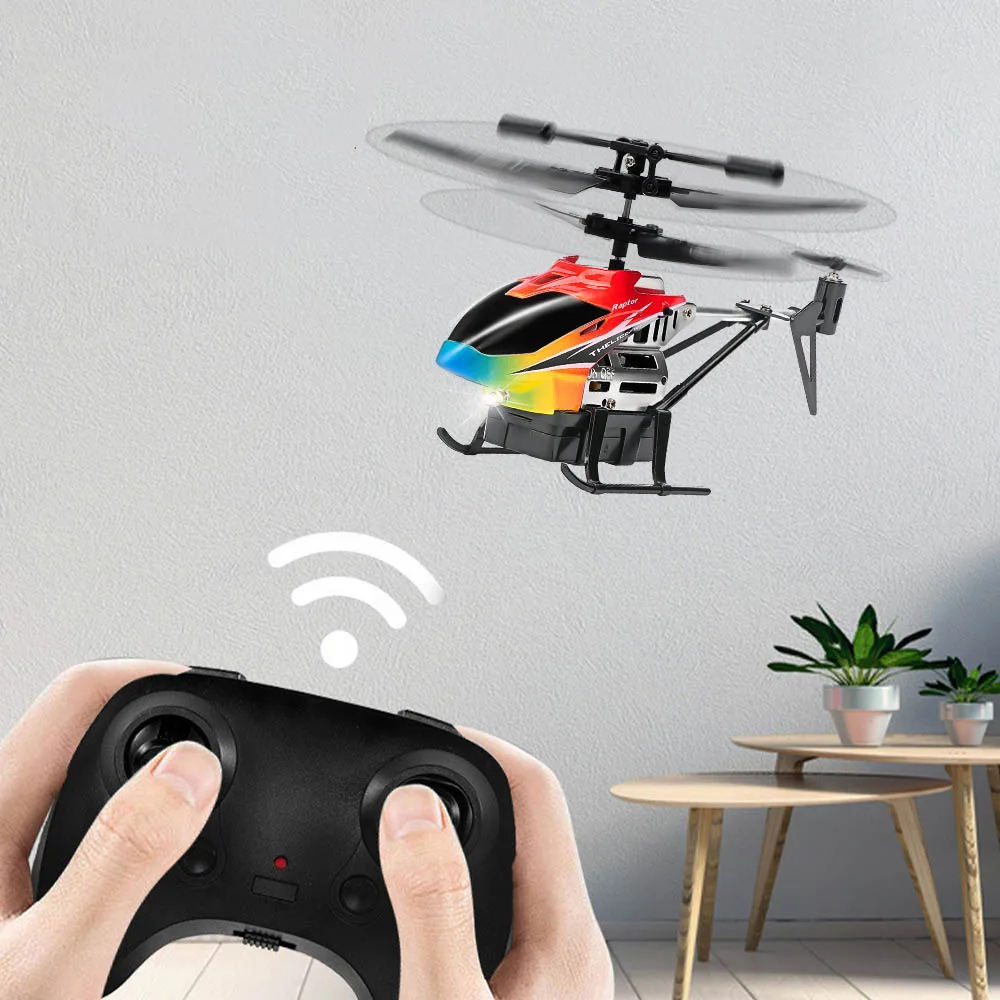 NM58751 Plane 3.5 Channel RC Helicopter with Light Fall Resistant Remote Control Helicopter Plane Aircraft Flying Kids Toys for Boys Gifts