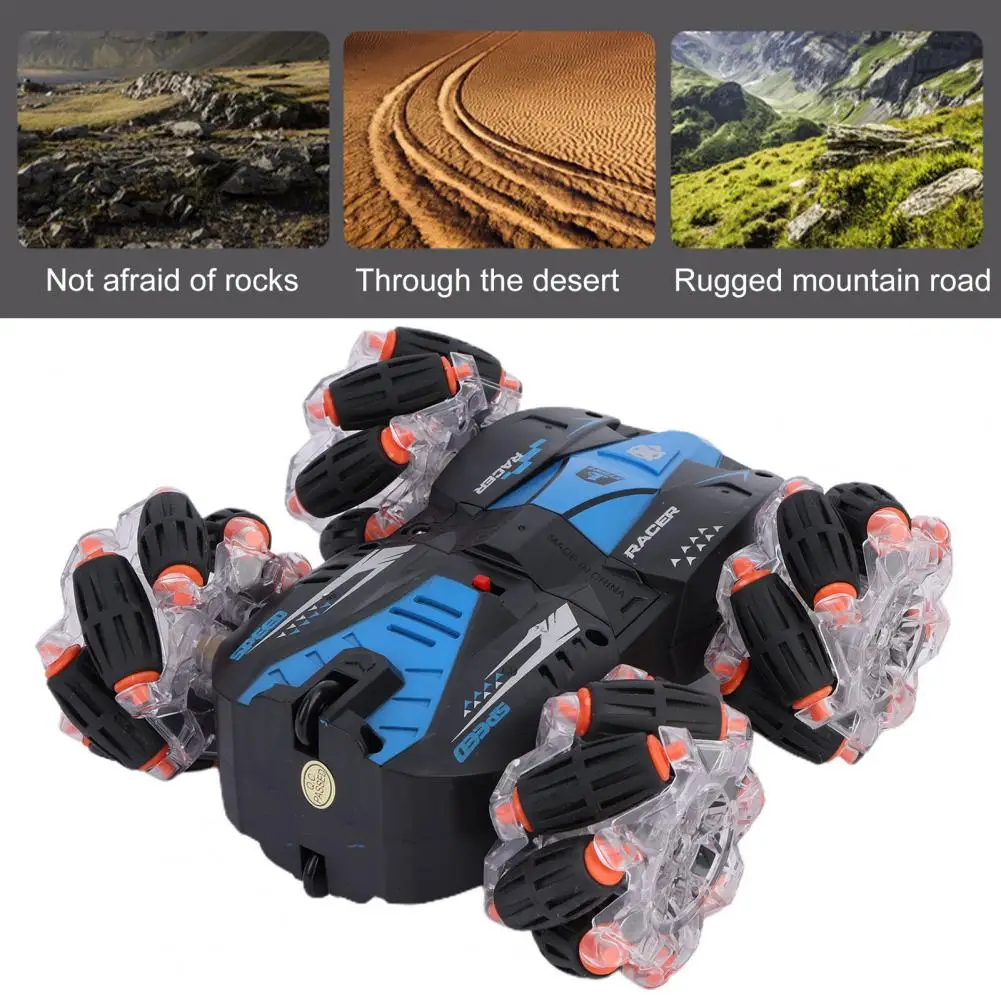 NM58765 Control Car Stunt RC Car Double-sided 360 Deg Rotating RC Car Toy with Colorful Light Music Birthday for Boys