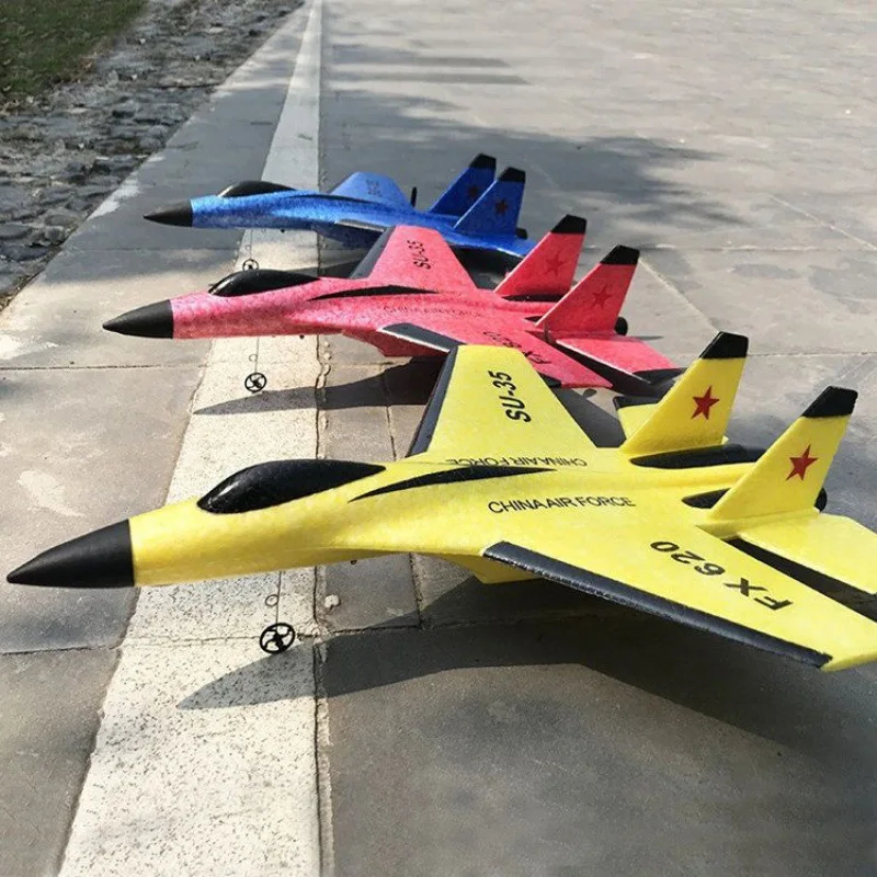 NM58867 FX620 RC Plane Drone SU35 2.4G Fixed Wing Fighter Electric Toys Airplane Glider EPP Foam Toys Kids Boys Gift