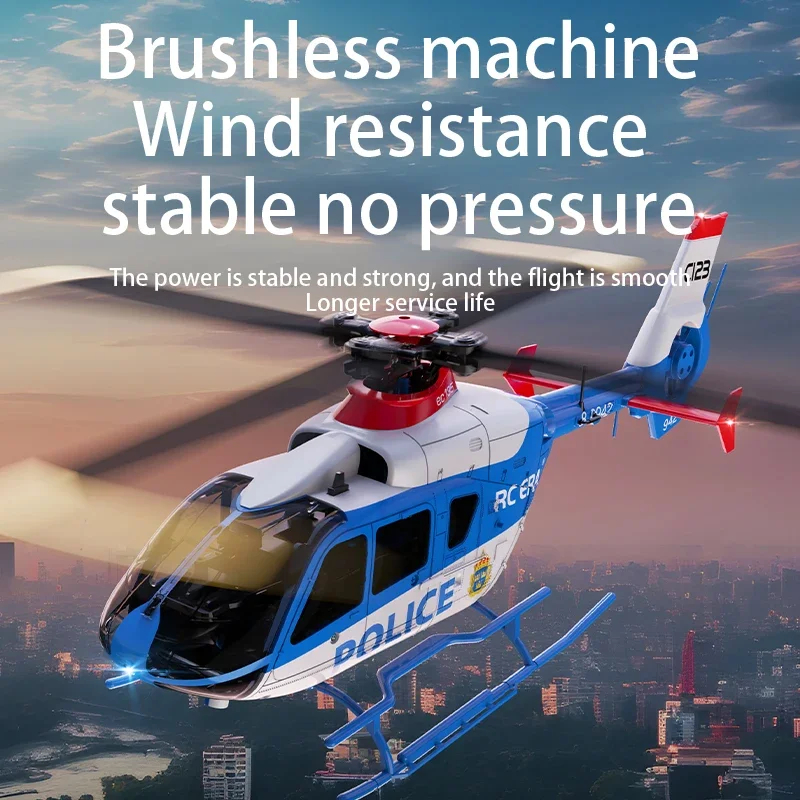 NM58957 Remote Control Helicopter Simulated Aircraft Model with True Channel Dual Brushless Direct Drive Six Channels RC Aircraft